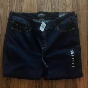 torrid Indigo Stretch Jeggings with Golden Contrast Stitching